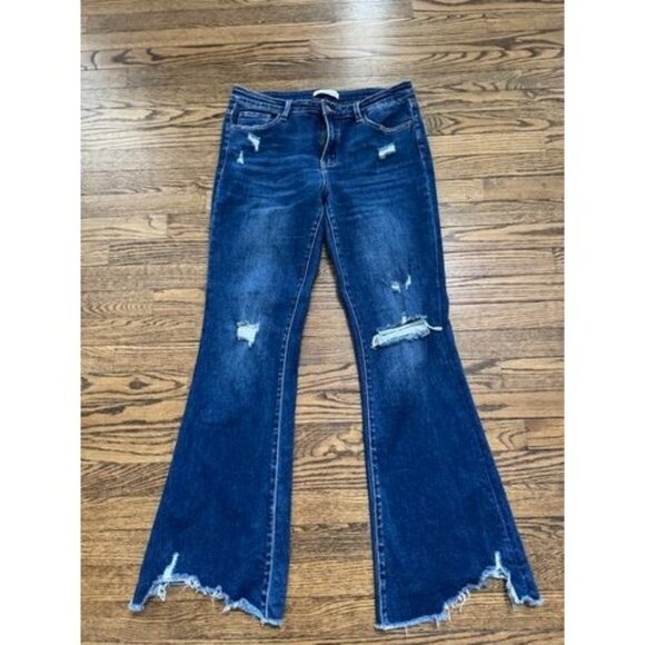 Lot of 3 Flying Monkey Sasha Mid Rise Ankle Flare Jeans Size 30 - Picture 6 of 7